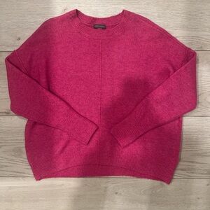 Vince Camuto Fuchsia Cowl Neck Sweater